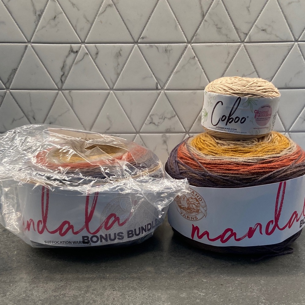 NWT Yarn Bundle Mandala